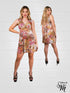 Cutout Shoulder Strap V Neck Midi Dress for Women - D2026